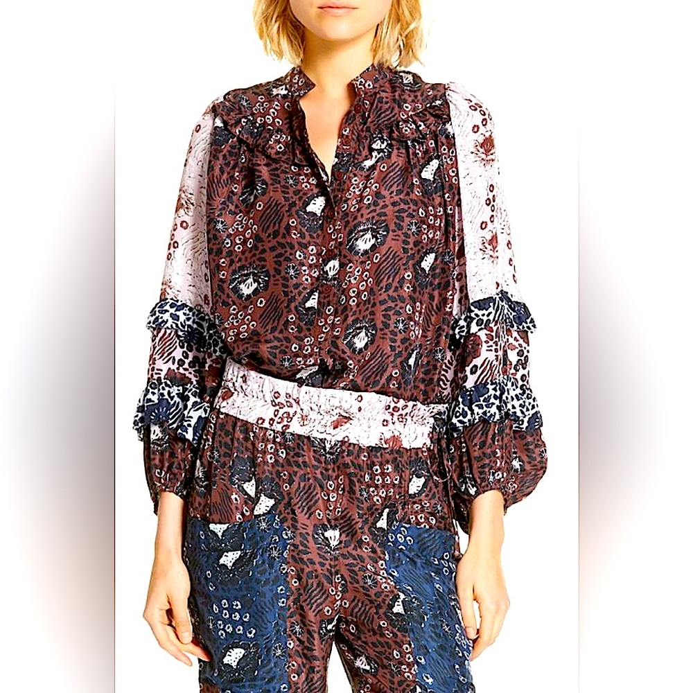 Apiece Apart floral blouse